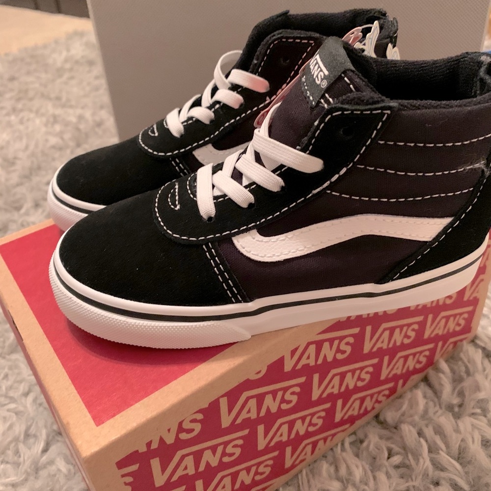 Size 10 Kids High Top Vans